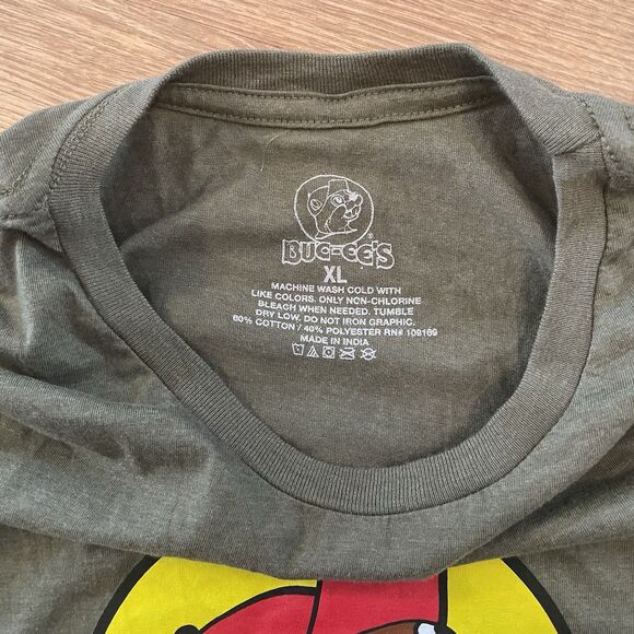 Buc-ees Amarillo Texas Graphic T-shirt Green Buc-ee’s Tee Size XL - Picture 7 of 8